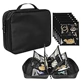 Warm Gift: This jewelry organizer travel case serves as a meaningful present for girlfriend or women who love traveling, keeping jewelry secure and knot-free while outdoors, making it an ideal holiday Gift idea that combines practicality with sentiment, perfect for Gifting during special occasions