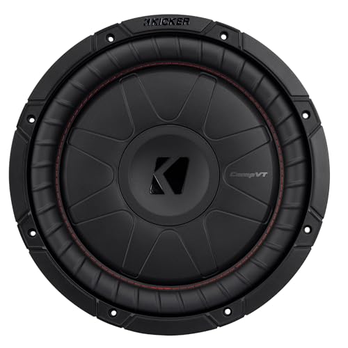 Kicker 52CVT122 CVT12 CompVT 12-Inch (30cm) Subwoofer, 2 Ohm SVC