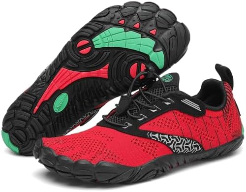 SAGUARO Unisex Barfußschuhe Damen Minimalistische Fitnessschuhe Herren Outdoor Wanderschuhe Traillaufschuhe Gr.36-48