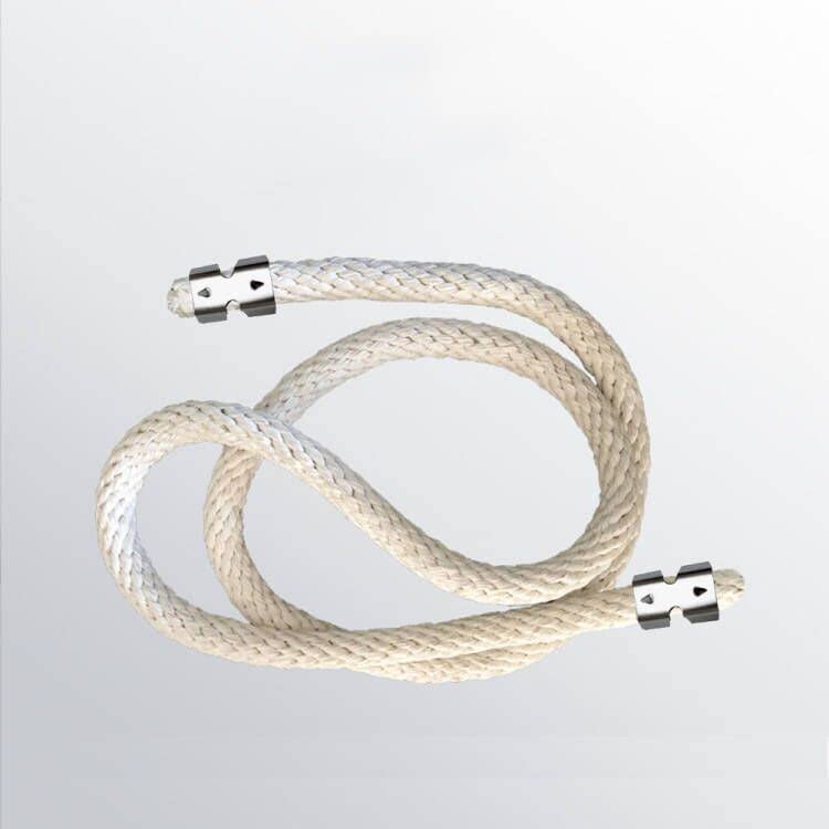 SHENGDING 高耐久ステンレススチールダブルロープクリップ ツイストまたは編組ロープメタルクリップ 12個 0.31インチ(8