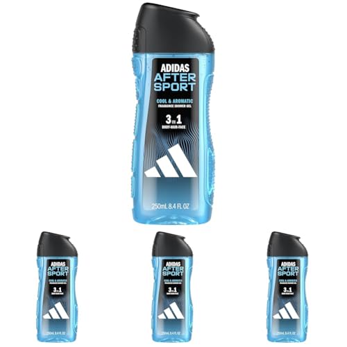 Adidas AFTER SPORT SHOWER GEL 250ML (Lot de 4)
