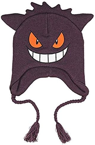 Amazon Co Jp Bioworld ゲンガー ポケモン ニット キャップ 耳当て帽子 ハロウィン フリーサイズ Laplander Beanie 並行輸入品 服 ファッション小物