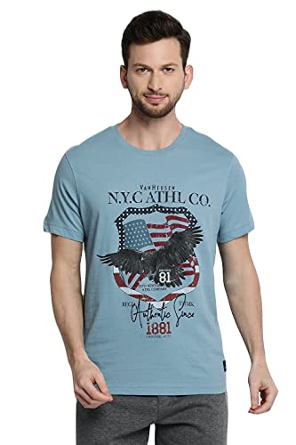 Van Heusen Men's Cotton Regular Fit T-Shirt