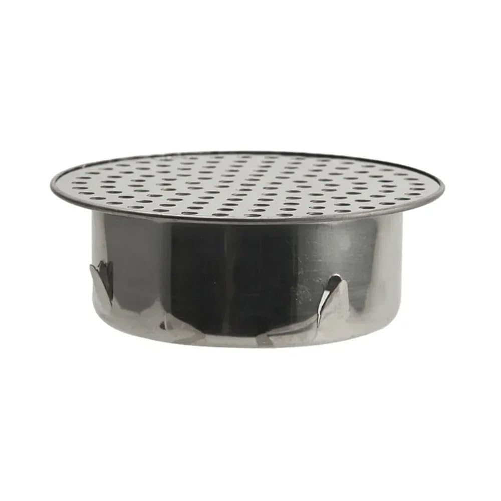 304 Stainless Steel Drain Stopper for PVC Pipes - High Flow Hollow Strainer for Optimal Drainage (50-200mm)(110tubes)