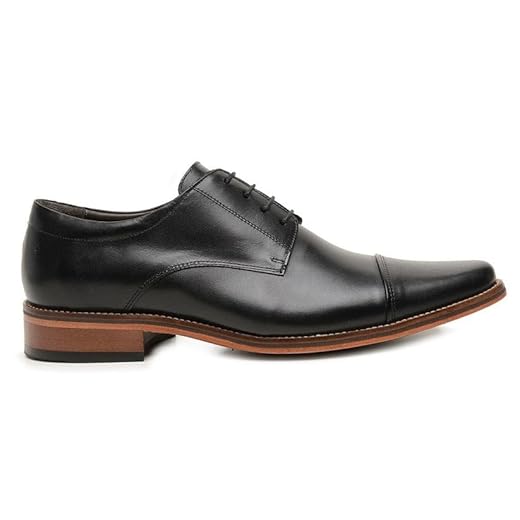 54215TW-Sapato Social Masculino feito a mão em couro Loafer premium-54215 (Preto, BR, Adulto, Numérico, 40)