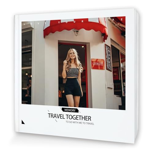 Personalized Photo Album, Digital Print Your own Memory Book Picture Gifts for Family Baby Wedding Anniversary Travel Birthday Anniversary