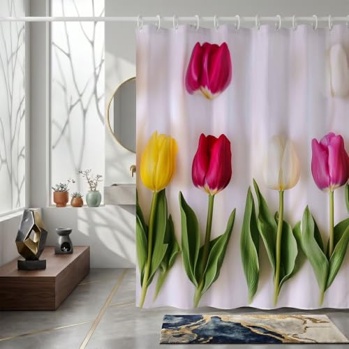 Rideau de douche imperméable et lavable en machine 150x170 en polyester avec oeillets ZO-838
