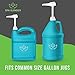 Spa Slender 1 Pack Gallon Pump Dispenser – Gallon Bottle Pump with Lock-Down Closing System – Suitable for Industrial and Health Care Use – 30ml Liquid Release – Heavy-Duty Pump Dispenser