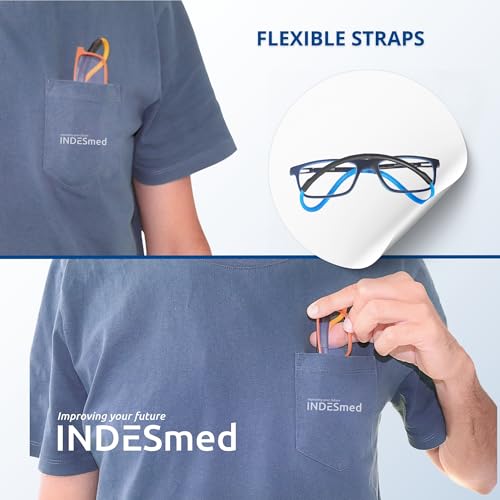 Image of INDESMED | Pack 4 cords for magnetic glasses patented fit, easy to change and 4 colors to match