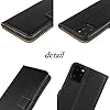 DeftD iPhone 11 Pro 用 本革 (リサイクルレザー) ケース 手帳型 マグネット式留め具 携帯 カバー カード収納 スタンド機能 アイフォン 11 プロ スマホケース グリーン #5