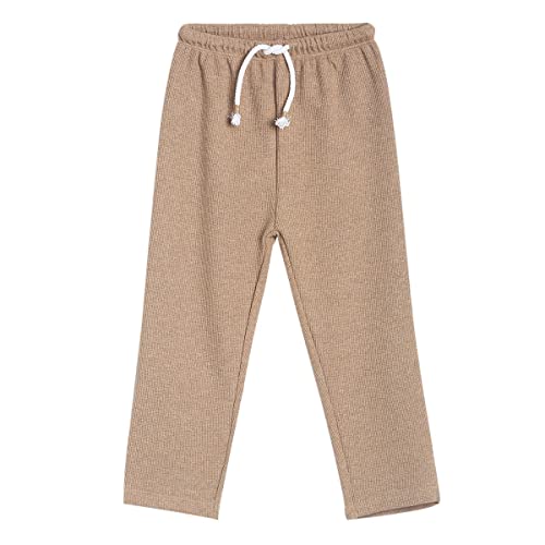 Image of miniklub Baby Knitted Cotton Jogger (Navy Color)