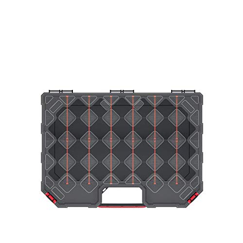 Werkzeugkoffer mit 3 Sortimentskästen mit Behältern Komfortabler Griff 415 x 290 x 290 mm – Bild 6