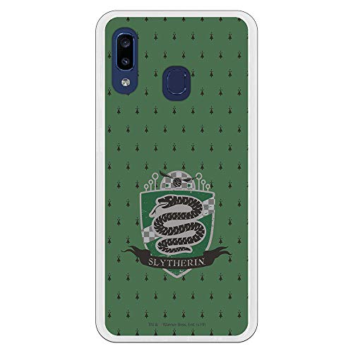 Custodia per Samsung Galaxy A20E Ufficiale di Harry Potter Slytherin Scudo per proteggere il tuo cellulare Cover in silicone flessibile con licenza ufficiale di Harry Potter.