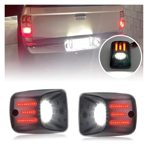 Luz LED de matrícula para Toyota Tacoma 1995-2004 impermeable 2 piezas 3