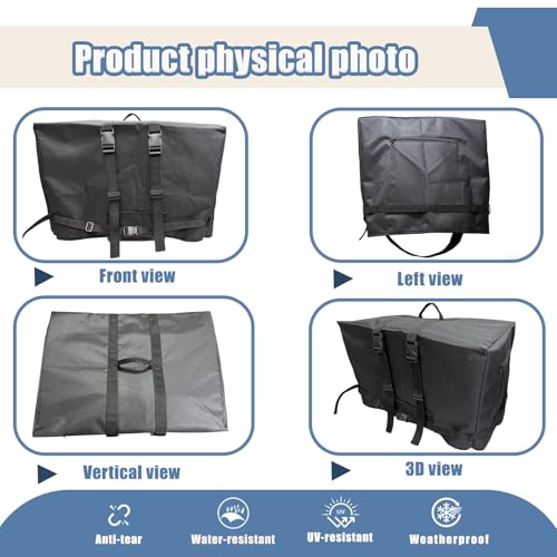 Folding Electric Wheelchair Cover, Foldable Electric Wheelchair Travel Bag by FEIJAZUM - Image 8