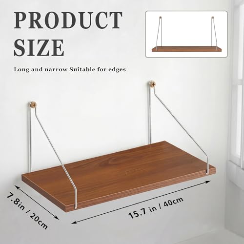 Estante de proyector para pared flotante CroBlissful organizador de cables y módem sin taladro 3