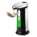 BISOZER Soap Dispenser, Touchless Stainless Steel Automatic Soap Dispenser, IR Infrared Motion Sensor Liquid Dish Sanitizer Dispenser, Water Resistant Hand Free Dish Soap Kitchen Bathroom