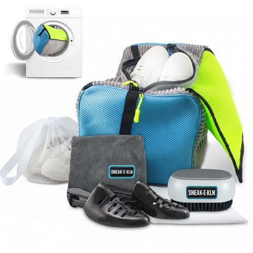 XL Reusable Shoe Washing Machine Bag &ndash; 360&deg; Cleaning, Fits 2 Shoes, Heavy Duty Sneaker Laundry...