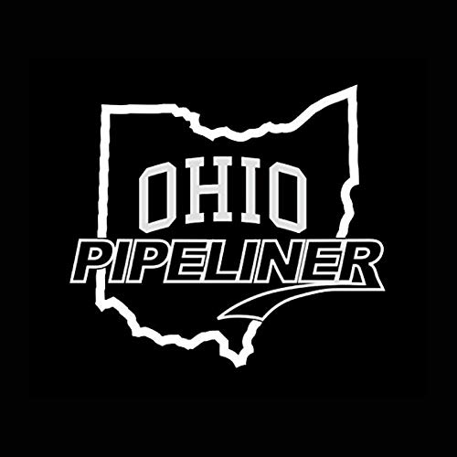 DecalDestination Ohio Pipeliner Decal Vinyl Decal Car Sticker Creative Fashion Car Accessories Vinyl Car Decal White Choose Size