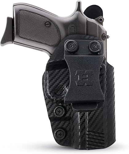 Houston Gun Holsters IWB Kydex Holster for Bersa Thunder .380 – Lightweight Concealed Carry with Adjustable Retention and Reinforced Clip – Right Hand
