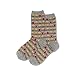 Hot Sox Women's Fun Food Crew Socks-1 Pair Pack-Cool & Cute Pop Culture Gifts, Hamburger, Fries and Drink (Gents Heather), Shoe Size: 4-10