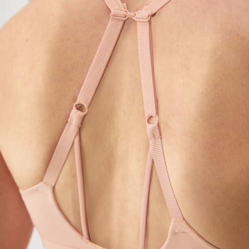 Image of Maidenform Women's Wireless Bra, Everyday Luxe T-Shirt Wireless Bras for Women, Convertible Straps, Smoothing