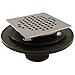 Jones Stephens D60403 Jones Stephens D60403 2 No-Hub Cast Iron Drain With 4-1/4 CP Square Strainer