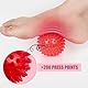 Massagebälle Faszienball, 2 Stück Magnetischer Hochstress Akupressurball, Spiked Massage Ball Hart, Massagebälle mit Noppen,für Rücken Beine Füße Hände