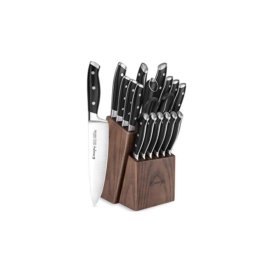 Emojoy-Knife-Set-18-Piece-Kitchen-Knife-Set-with-Block-Wooden-Manual-Sharpening-for-Chef-Knife-Set-German-Stainless-Steel Emojoy Knife Set, 18-Piece Kitchen Knife Set with Block Wooden, Manual Sharpening for Chef Knife Set, German Stainless Steel