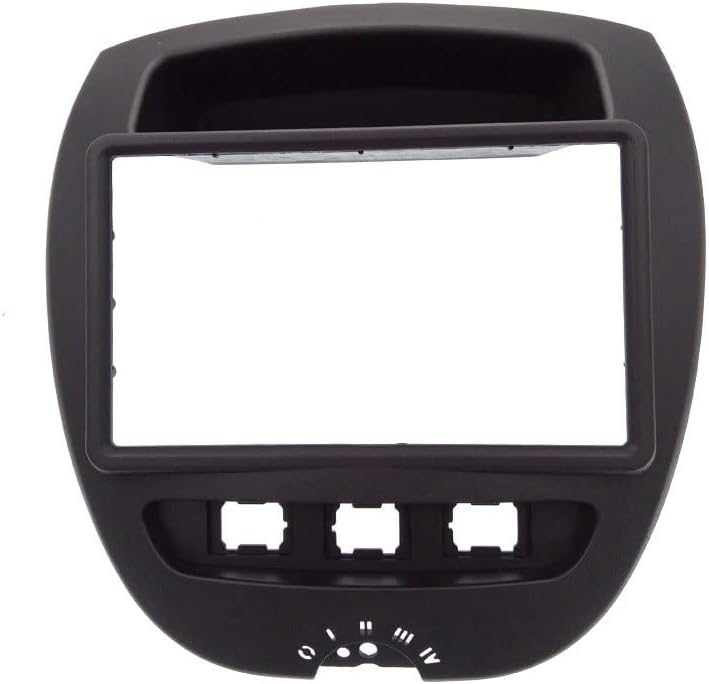 カーラジオフレーム に適合する アイゴ 2005-2014年式用 カーラジオフレーム フェイシア ダッシュ DVD ラジオパネル ダ