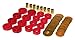 Prothane 7-128 Red Body Mount Kit