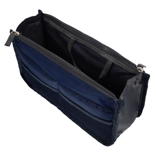 Uonlytech Forro para Bolso Plegable de Gran Capacidad Doble Capa Multicapa Color Azul Oscuro Revestimiento de Nailon Resistente y Ligero Bolsa de Almacenamiento Multiusos para