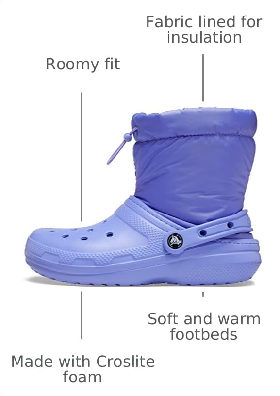 Image of Crocs Unisex Adult Classic Lined Neo Puff Boots