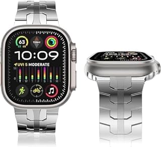 Titanium Band for Apple Watch Ultra and Ultra 2 49mm Series 9/8 Series 9/8-49mm (Silver)