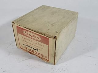 Dayton 2E209 Cycle Timer 0-10 min 120V 15A 60Hz 1/2HP