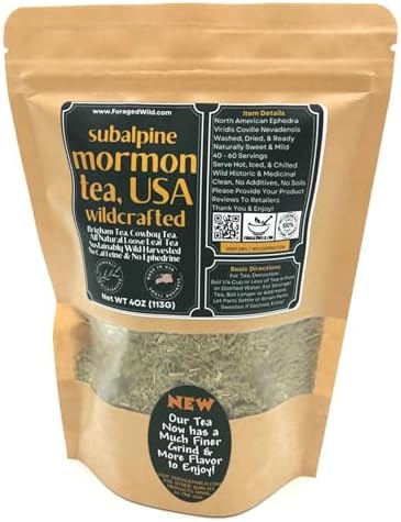 Mormon Tea - Brigham Tea - Subalpine | USA Wildcrafted 1/4lb Dried
