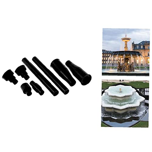 Kacniohen Fontein sproeier, waterfonteinpompsproeierset, fonteinsproeier Component Kit voor Garden Pool Pond, Statuarische fonteinpompen en vijverpompen, S - Image 8