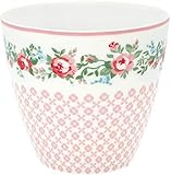 Material: Porzellan Greengate - Tasse, Becher, Kaffeetasse, Latte cup - GABBY - Porzellan - weiß - 300 ml