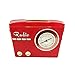 Produktbild stylebox Blechdose rotes Radio mit Henkel Keksdose Deko Box Dose Retro 22x6x16 cm