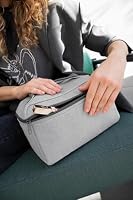 reisenthel beautycase - quadratischer Kulturbeutel, Gepäckorganisator, Kosmetiktasche, Couleur:Herringbone Grey – Ansicht 7