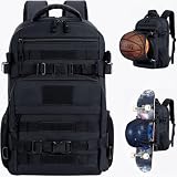 LASUK Skateboard Backpack, Skate Bag for Men and Women, 17.3 Inch Water-resistant...