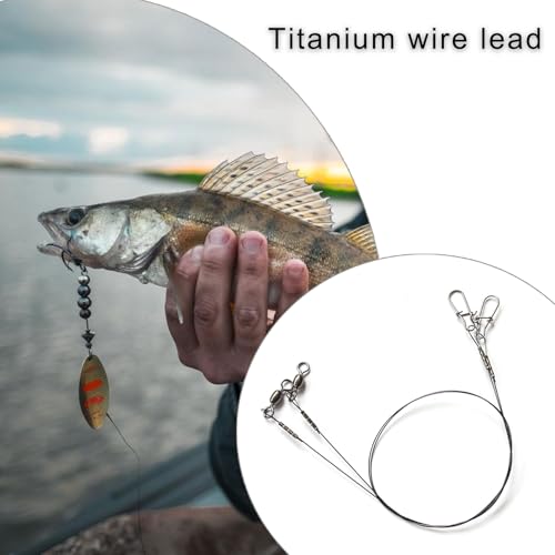 Fishing Leader Wire 2 paquetes para pesca resistente miniatura 6