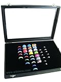 ring box gold  Samt Ringdisplay Ringbox Ringschachtel für 100 Ringe