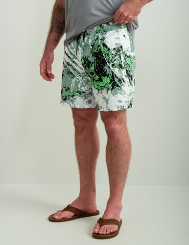 HUK Men's Pursuit Volley Pattern, Quick-Dry Shorts2