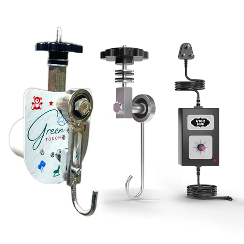 Image of A to Z Hub Automation Kit (Cradle Not Included) Automatic ghodiyu /zoola /jhula Motor kit Adjustable Speed | Automatic /Jhula Motor Set for 0-3 Years | 20Kg Capacity,