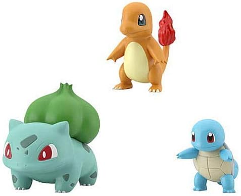 Amazon Bandai ポケモンスケールワールド カントー地方 1 ヒトカゲ ゼニガメ フシギダネ 単品 ロボット 子ども向けフィギュア おもちゃ
