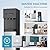 Euhomy Bottom Loading Water Dispenser for 5 Gallons, 3 Temperatures (Cold/Hot/Warm) with Child Lock, Display Light, Water Dispenser for Apartments, Schools, Companies, Black