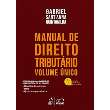Capa do livro Manual de Direito Tributário - Volume Único