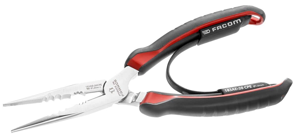 Facom Pinza, rosso/nero, 200 mm