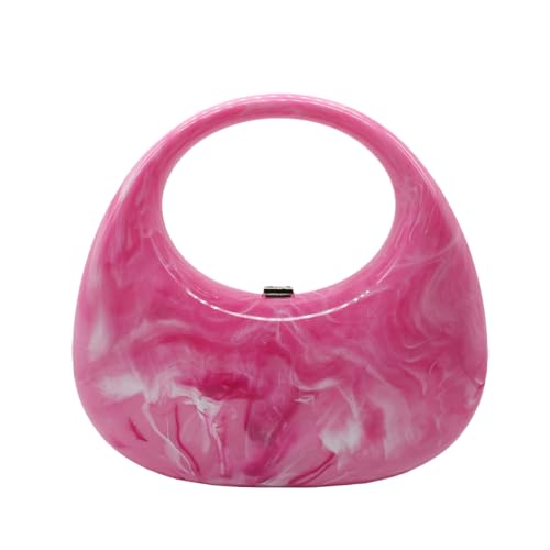 Sac à main en marbre acrylique chic pour mariages et cocktails élégants